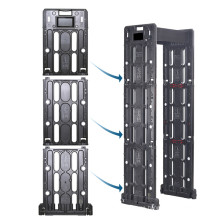 24/33 Zones Sports Stadium Security Detector de metales impermeable con batería de respaldo